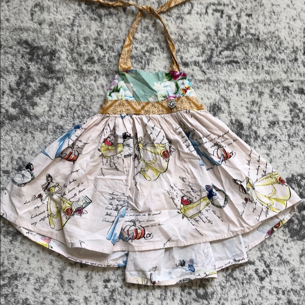 Custom made Disney princess dress – 12-24 months